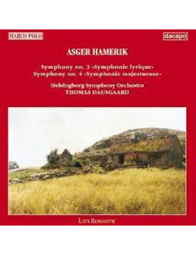 Cd Asger Hamerik - Symphonies 3 & 4 (1998)