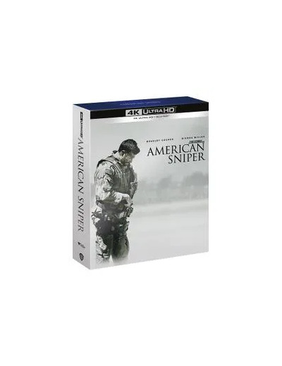 Dvd American Sniper - Édition collector 4K Ultra HD + Blu - ray - Boîtier SteelBook + goodies