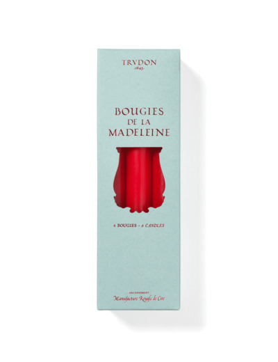 Chandelles-Madeleine Rouge vif