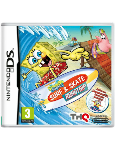 Jeu DS Bob L'Eponge : Surf & Skate Roadtrip