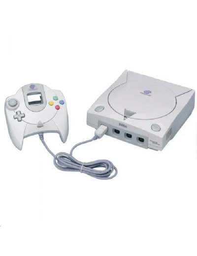 Console Sega Dreamcast avec une manette