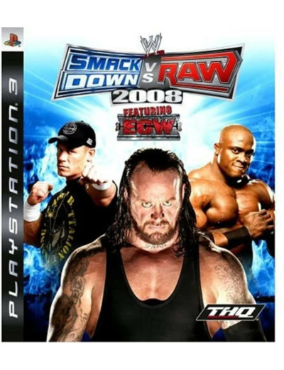 Jeu PS3 Smackdown Vs Raw 2008 - Platinum