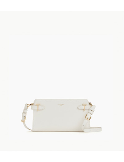 Petit sac à bandoulière Emilie en cuir signature T