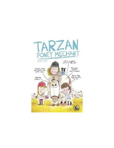 Livre Tarzan, poney méchant