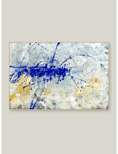 « Bleuïde » - Acrylique sur toile - 50x60 cm
