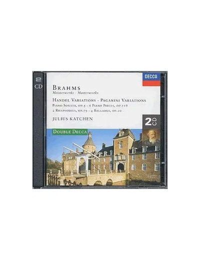 Cd Johannes Brahms - Handel Variations - Paganini Variations - Piano Sonata, Op.5 - 6 Piano Pieces, Op.118 - 2 Rhapsodies, Op.79 - 4 Ballades, Op.10 (1997)