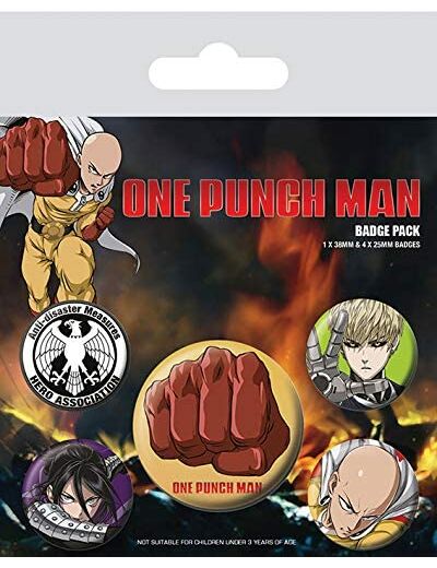 ONE PUNCH MAN - PACK 5 BADGES