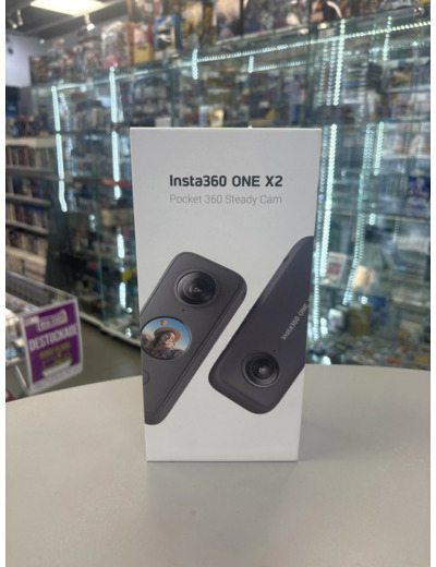 Insta360 One X2 - 360° caméra de poche - 5.7K / 30 pi/s - Wi-Fi, Bluetooth - sous-marin jusqu'à 10 m