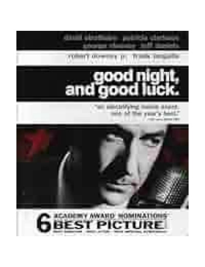 Dvd Good Night, and Good Luck (Widescreen Edition)