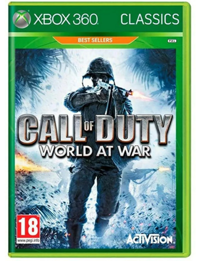 Jeu Xbox 360 Call Of Duty  World At War (Xbox Classics & Xbox360
