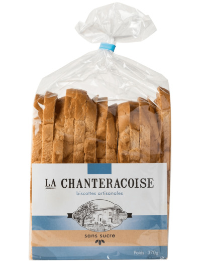 Biscottes artisanales Sans Sucre 370g