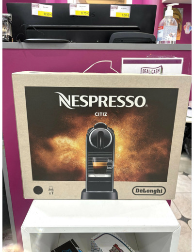 Machine à café Nespresso DeLonghi Citiz noire