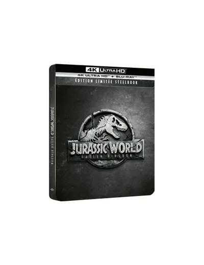 Jurassic World : Fallen Kingdom - 4K Ultra HD + Blu - ray - Édition boîtier SteelBook