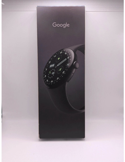 Montre connectée Google Pixel Watch 4 45 mm Bluetooth Noir Mat avec bracelet sport fluoroélastomère Noir Volcanique