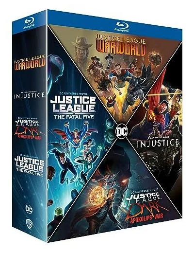 Blu-Ray Justice League - 4 Films animés