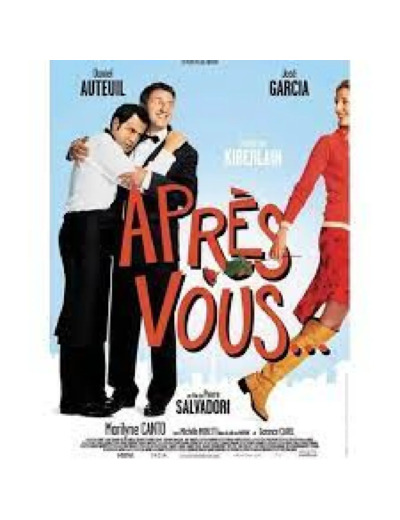 Dvd Après vous... - Edition Belge