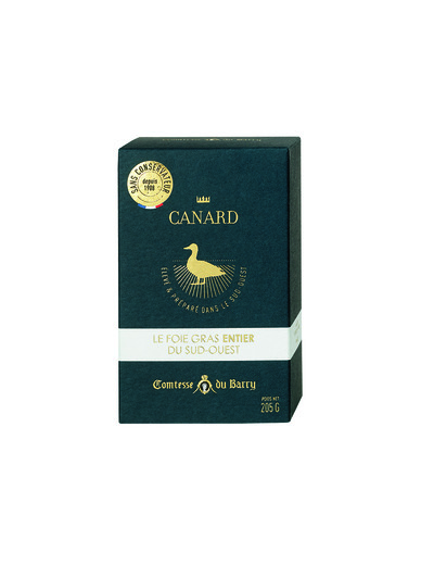 FOIE GRAS ENTIER DE CANARD DU SUD OUEST 205 gr