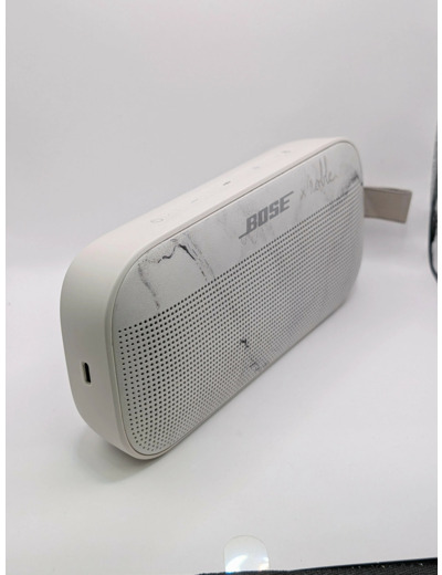 Enceinte portable étanche sans fil Bluetooth Bose X Noble Edition limitée Blanc et Gris