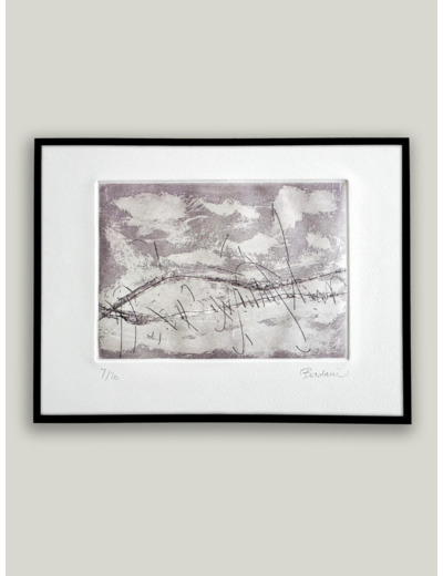 G220203 - Gravure à l'aquatinte et sucre - 40x30 cm