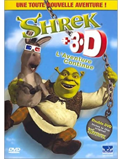 Dvd Shrek 3D, L'Aventure continue - Édition Spéciale [inclus 2 paires de lunettes]