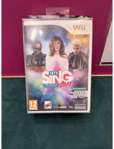 Jeu Wii Let's sing 2019 hits français et internationaux - 2 micros