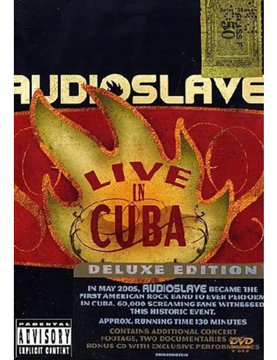 Dvd Audioslave Live In Cuba