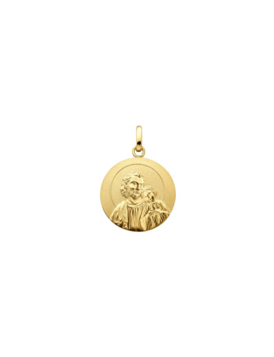 Médaille Arthus Bertrand Saint Joseph à l'Auréole en or jaune