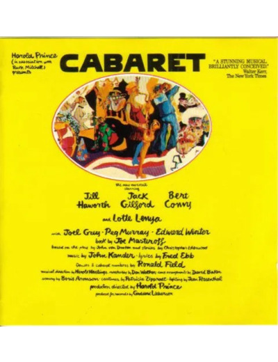 Cd Harold Prince In Association With Ruth Mitchell - Cabaret (Original Broadway Cast Recording) (1987)