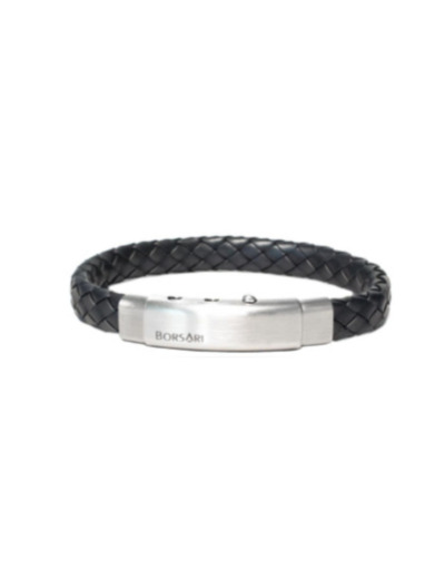 Bracelet Borsari Rally Caucciu en acier