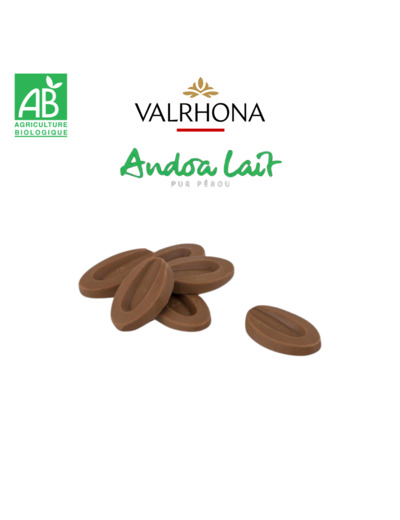 Valrhona Chocolat lait Andoa 39% - 100g