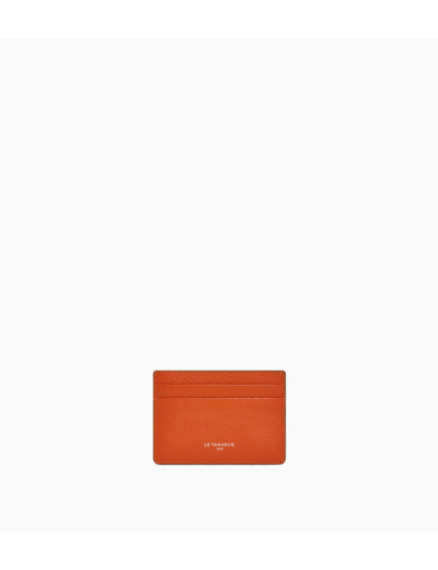 Porte cartes Emile en cuir grainé