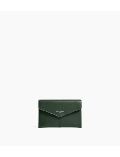 Pochette enveloppe moyen modèle Paulette en cuir lisse