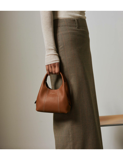 Mini sac à main Juliette en cuir grainé