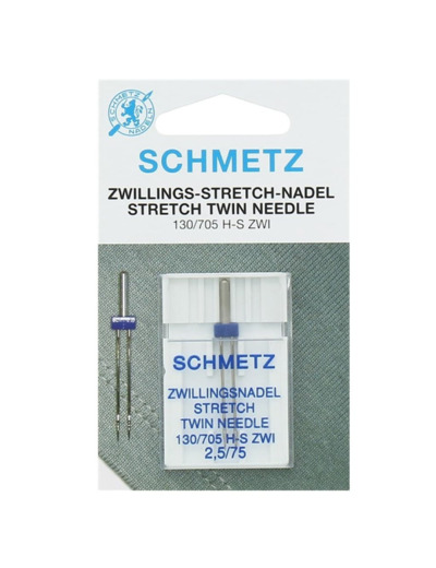 Schmetz - Aiguilles Doubles Spécial Stretch (2,5 mm)