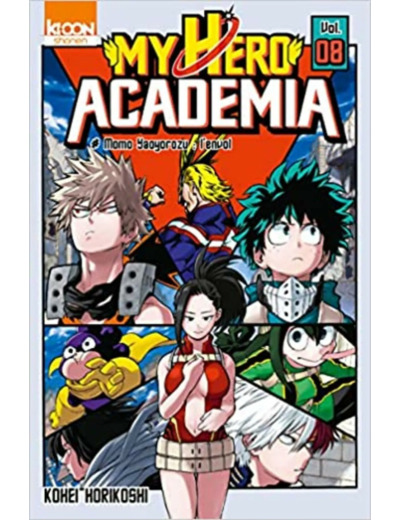 Livre My Hero Academia, Tome 8 : Momo Yaoyorozu : l'envol