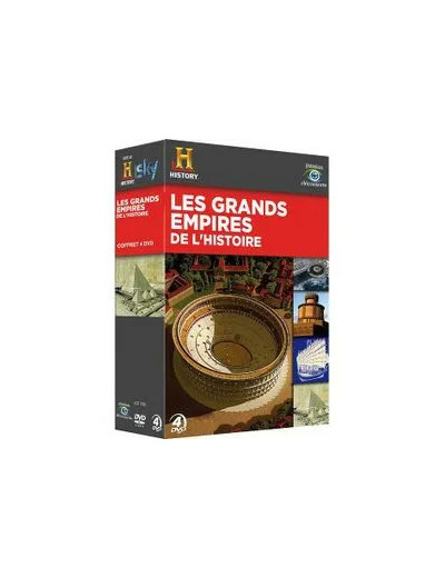 Dvd Les grands Empires de l'Histoire Coffret 4 DVD
