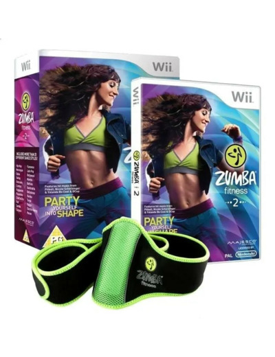 Jeu Wii Zumba Fitness 2 Ceintures