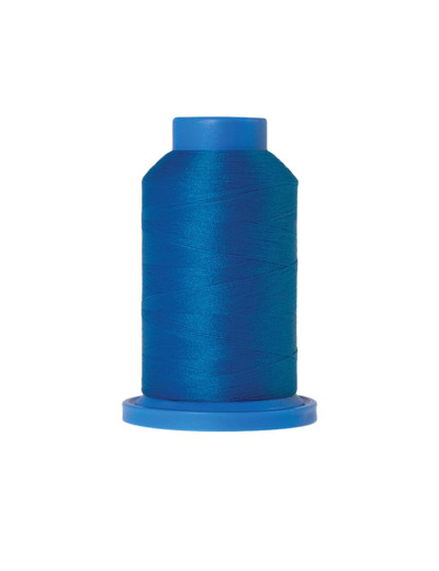 Mettler – Fil Mousse Seraflock Coloris Bleu Moyen (1000 m)