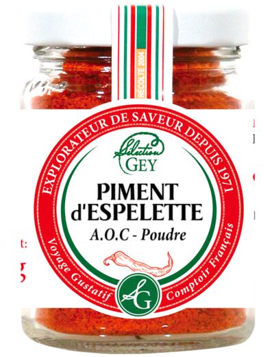 Piment D'Espelette, Aop, 40g