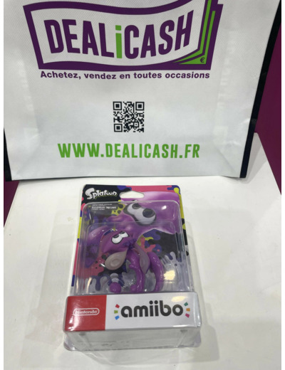 Amiibo Splatoon Calamar Inkling violet néon