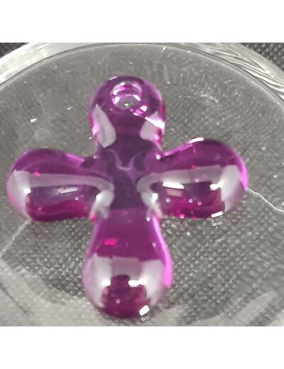 Croix cristal violet BACCARAT 24-232