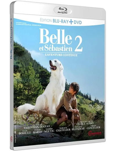 Blu-ray Belle Et Sébastien 2, L'aventure Continue Combo Dvd