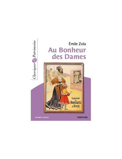 Livre Au Bonheur des Dames - Classiques et Patrimoine - Emile Zola