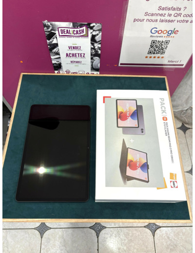 PACK TABLETTE TACTILE XIAOMI REDMI PAD 2 PRO 12,1 WIFI 128 GO GRIS + COVER CLAVIER AVEC FOURREAU