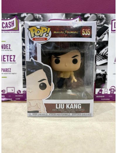 Figurine Funko! Pop - MORTAL KOMBAT - Bobble Head POP N° 535 - Liu Kang