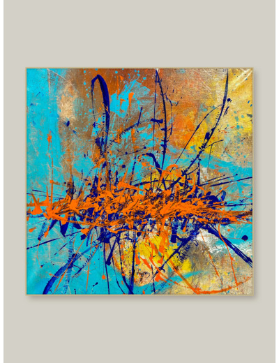 « PHŒNIX » - Acrylique sur toile - 60x60 cm
