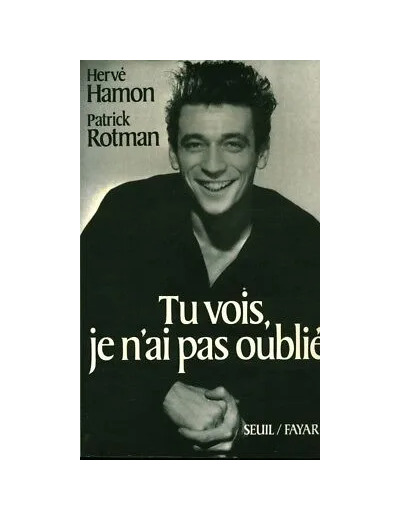 Livre Tu vois, je n'ai pas oublié