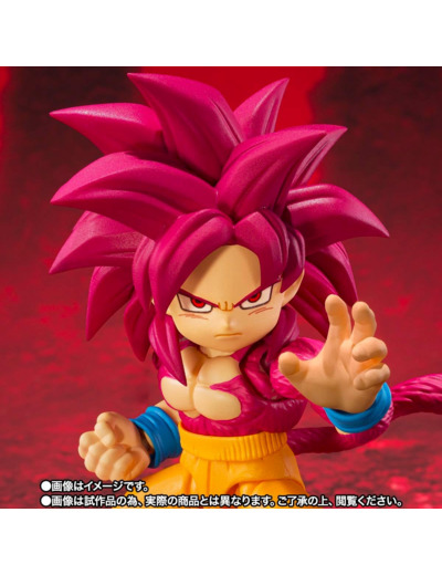 [FIGURINE] Dragon Ball Daima SH figuarts - Son Goku Super Saiyan 4 Mini 8 cm