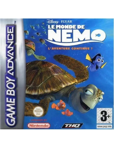 Jeu Gameboy Advance Gba Le Monde de Nemo: L' Aventure Continue