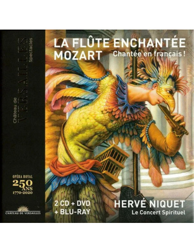 Cd Mozart – Hervé Niquet, Le Concert Spirituel - La Flûte Enchantée (2021)